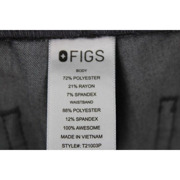 FIGS Technical Collection Livingston Gray Scrub T21003P Bottoms size L/P - Picture 8 of 8